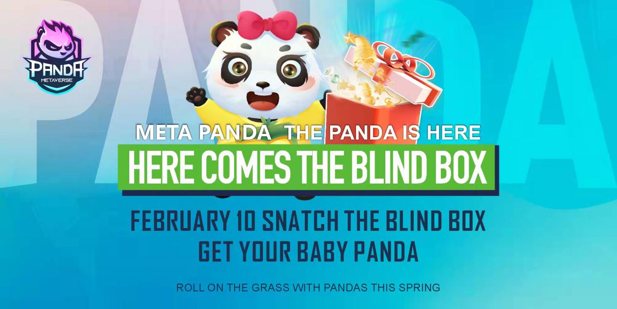 Meta Panda熊猫盲盒2月10号开放抢购，数量有限引爆抢购热潮！