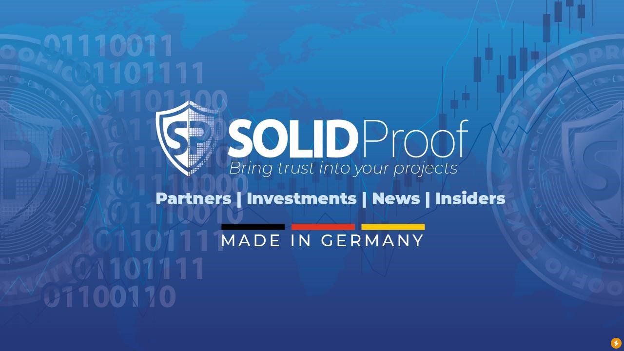 SolidProof—区块链行业安全运作的清道夫 即将为每个人提供智能审计服务